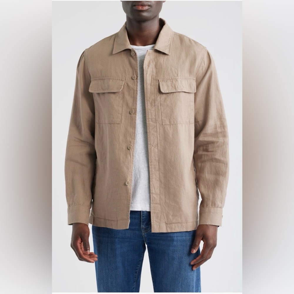 Men's linen shirt Jacket XL